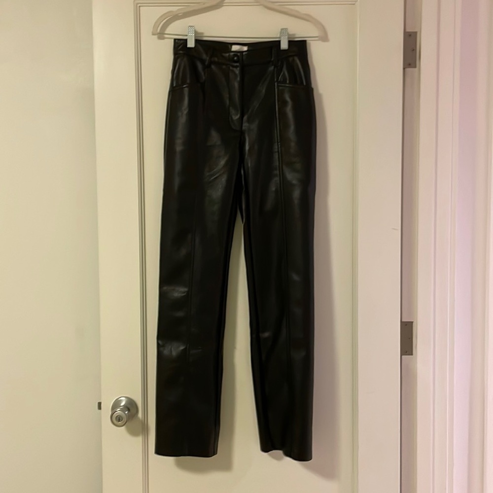 Wilfred Rebel high-waisted vegan leather pants